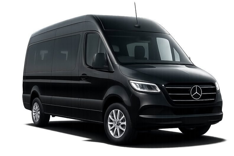 Luxury minibus sprinter group shuttle - Zurich Airport transfer for delegations